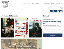 Tablet Screenshot of pegasusbooks.com